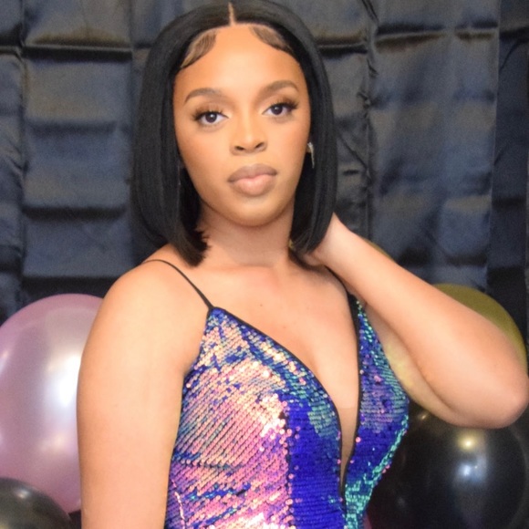 This beautiful multi color dress only worn once - Picture 7 of 7